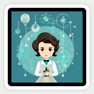 Rosalind Franklin Sticker